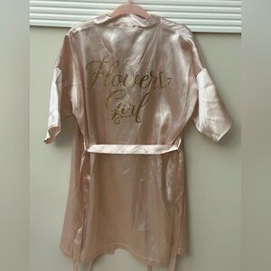NEVER USED David’s Bridal Flower Girl Robe